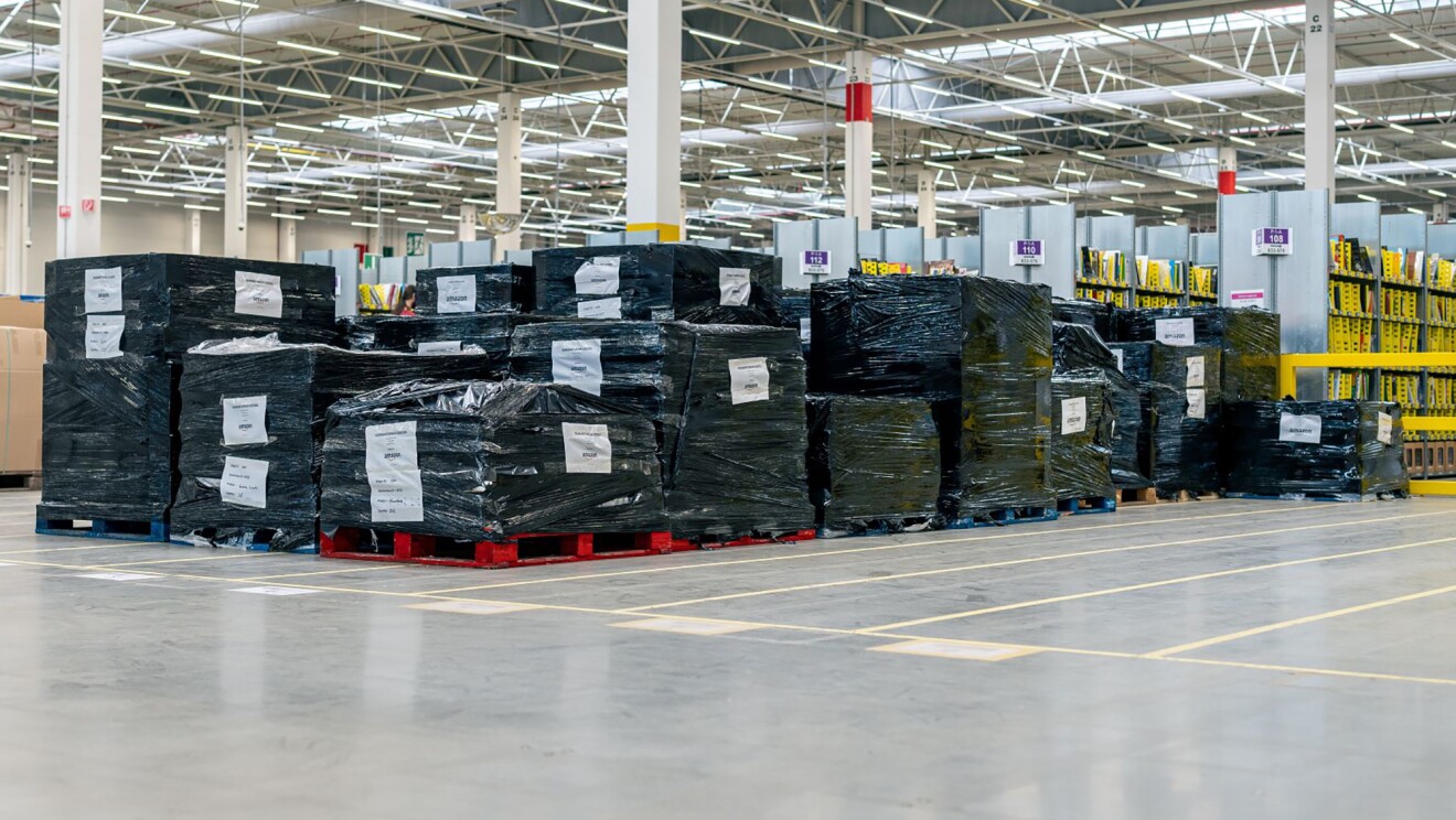 Image from the Slovakia hub Amazon set up to support Ukraine refugees