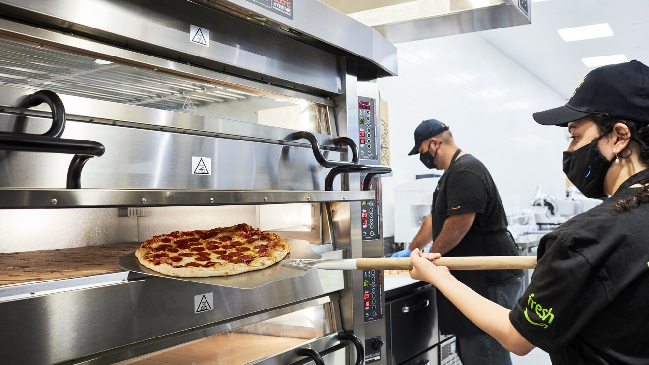 Amazon Fresh offers freshly baked pizza slices for $1.79 every day