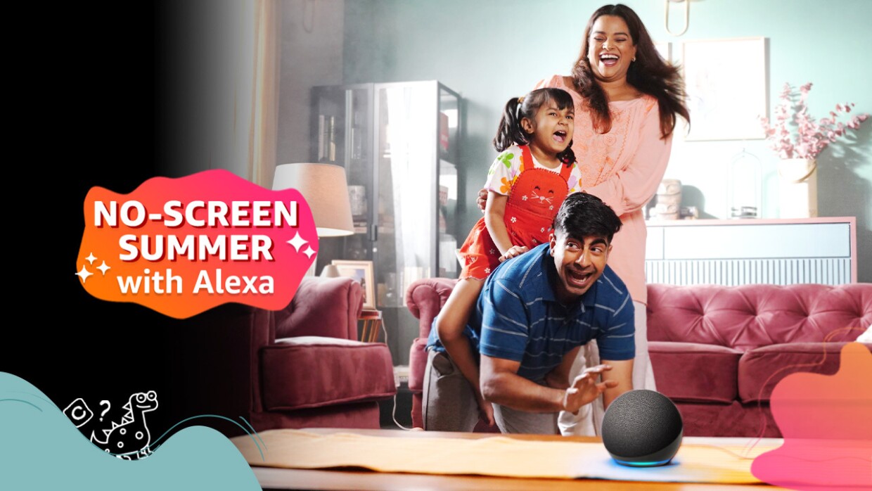 Amazon Alexa enabling a no screen summer for kids
