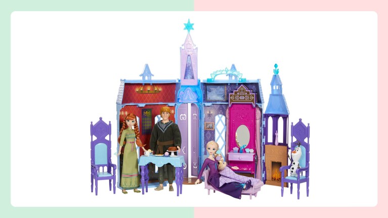 Mattel Disney Frozen Dolls & Doll House, Ultimate Arendelle Adventure Portable Castle