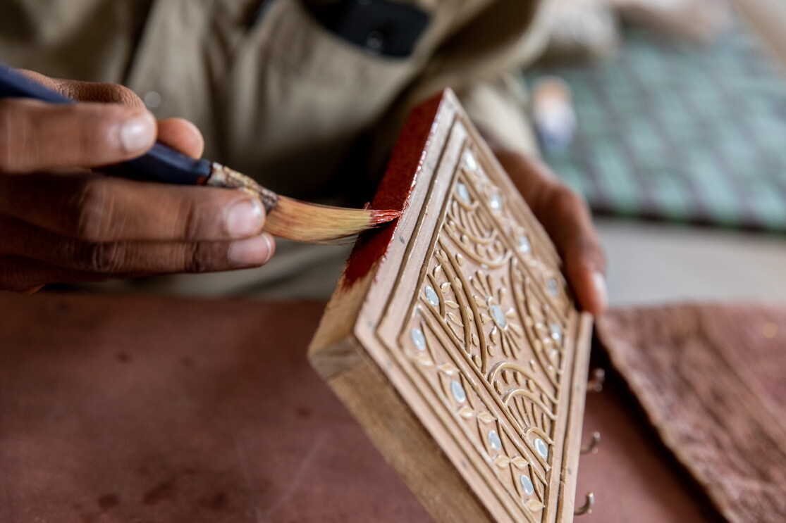 Mudwork Art form by Maji Khan