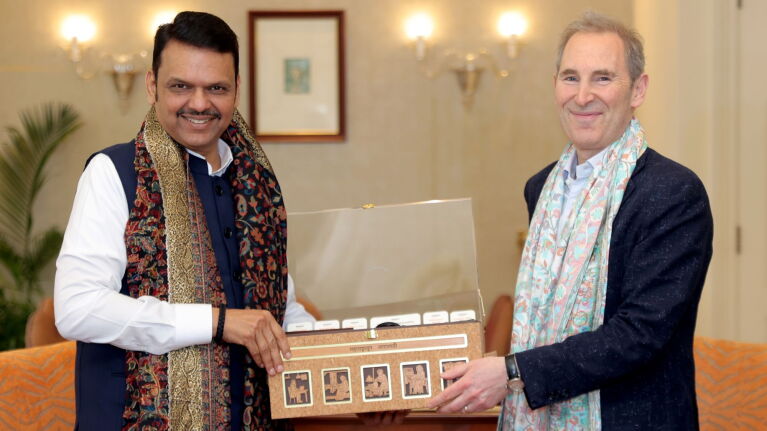 Amazon CEO Andy Jassy met Maharashtra CM Devendra Fadnavis