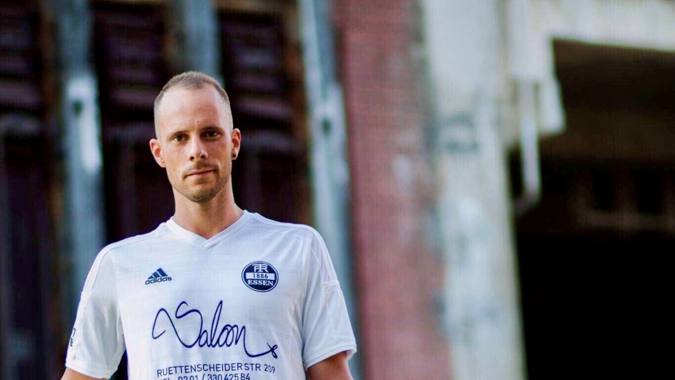 Kevin Peschke im Fußballdress