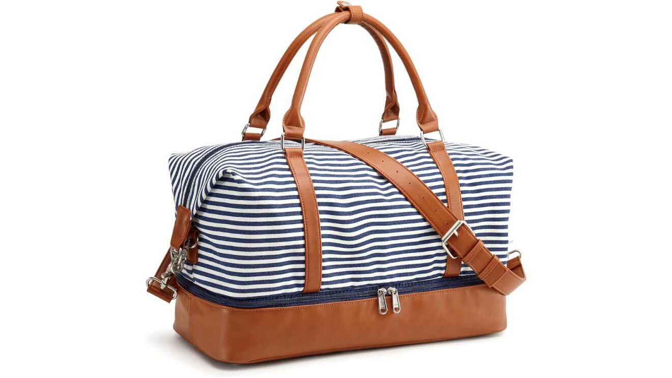 S-ZONE RFID-blocking canvas duffle bag 