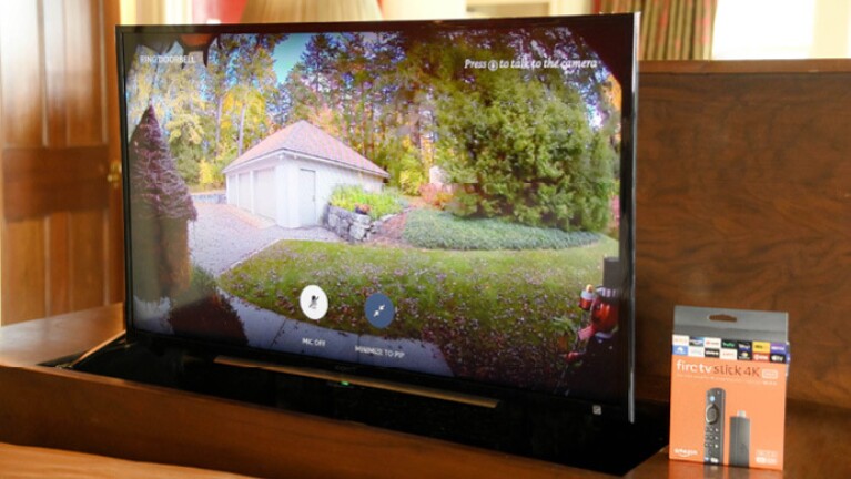 Dorinda from the Real Housewives of New York City shows off her decorations with Amazon devices.