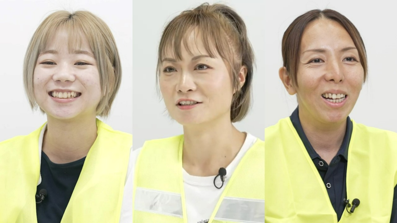 3人の女性ドライバーさん