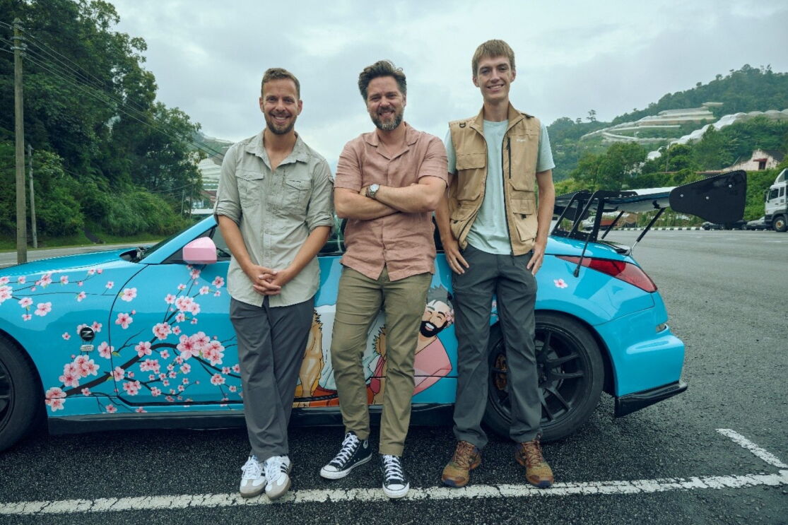 The Grand Tour returns with new hosts Francis Bourgeois, James Engelsman and Thomas Holland