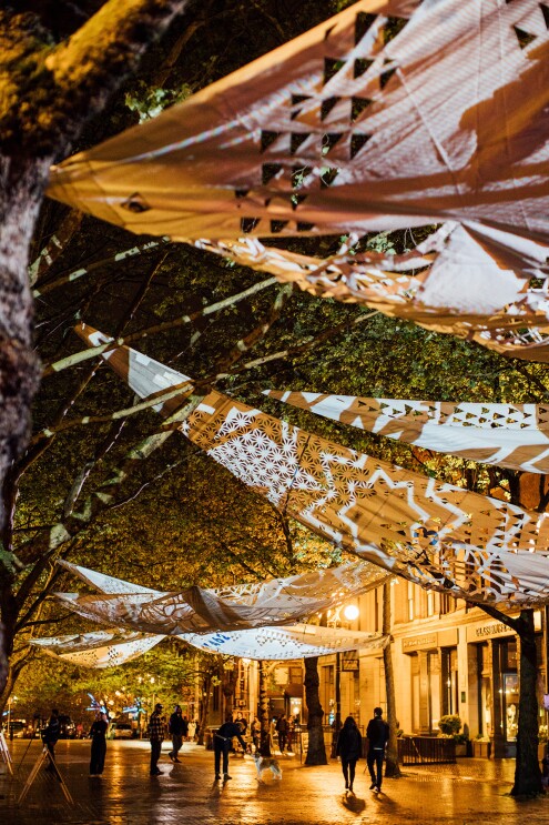 Celeste Cooning artwork on Amazon's campus