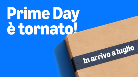 Prime Day graphic announcing Prime Day in July