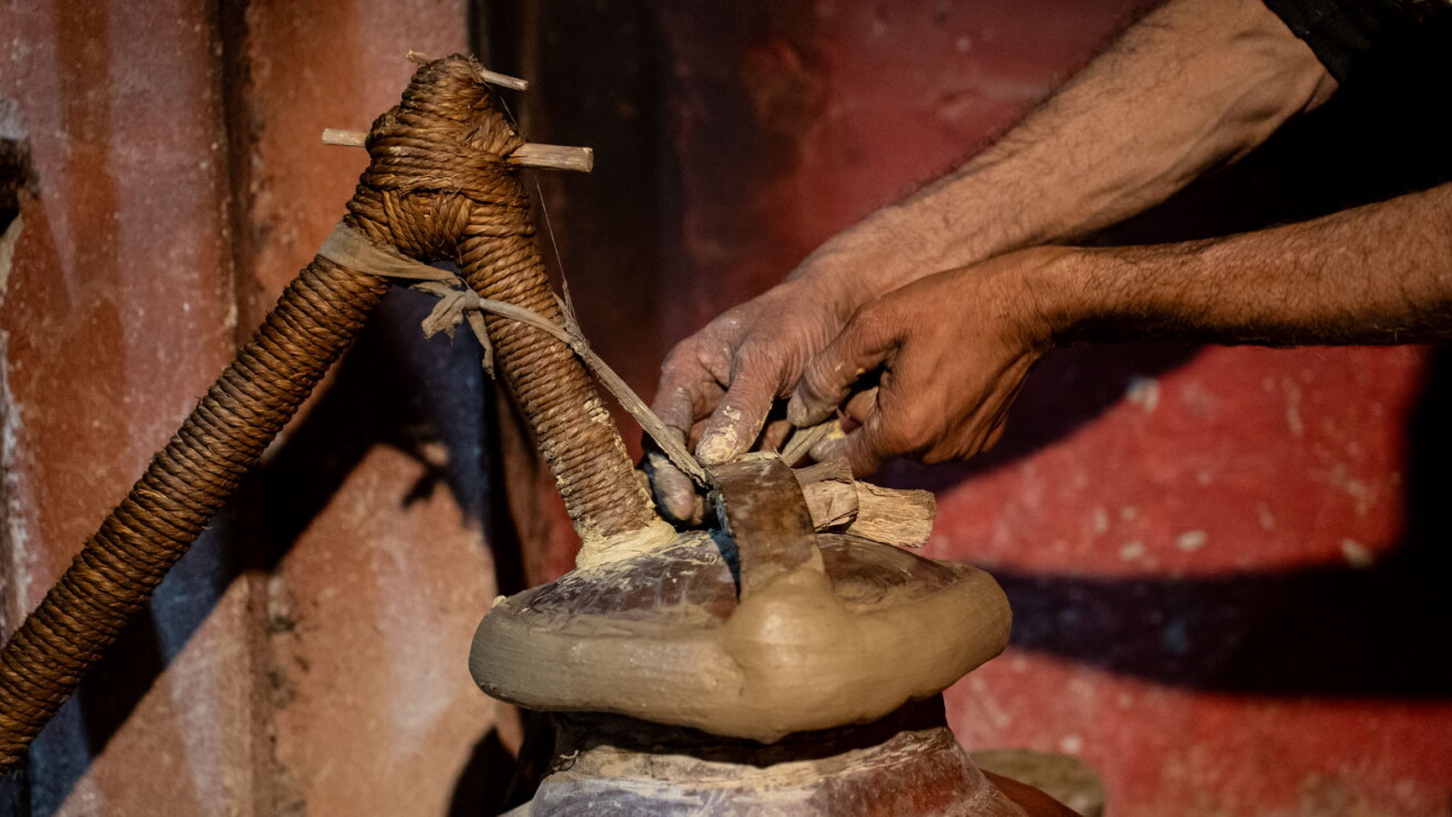 Boond attar factory in Kannauj