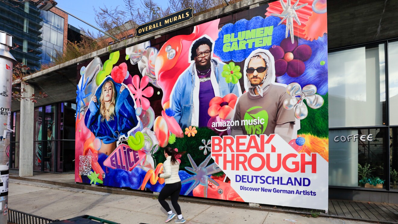 Amazon Music Mural Breakthrough Deutschland