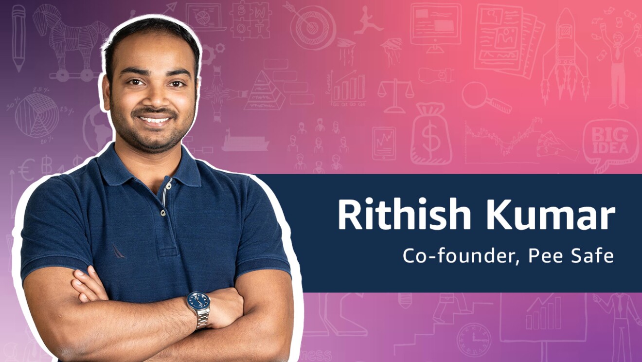 Pee Safe co-founder Rithish Kumar