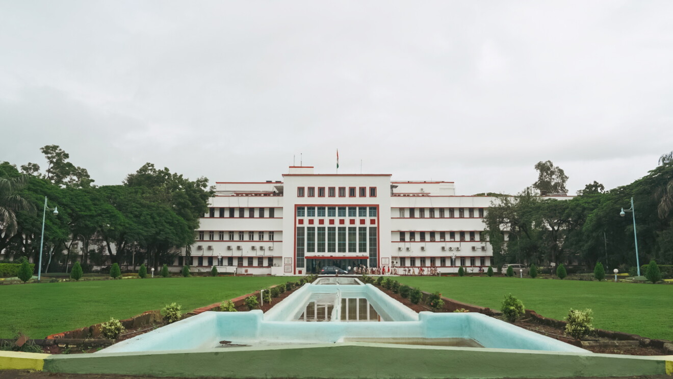 Facade of the National Chemical Laboratory research campus in Pune, India.