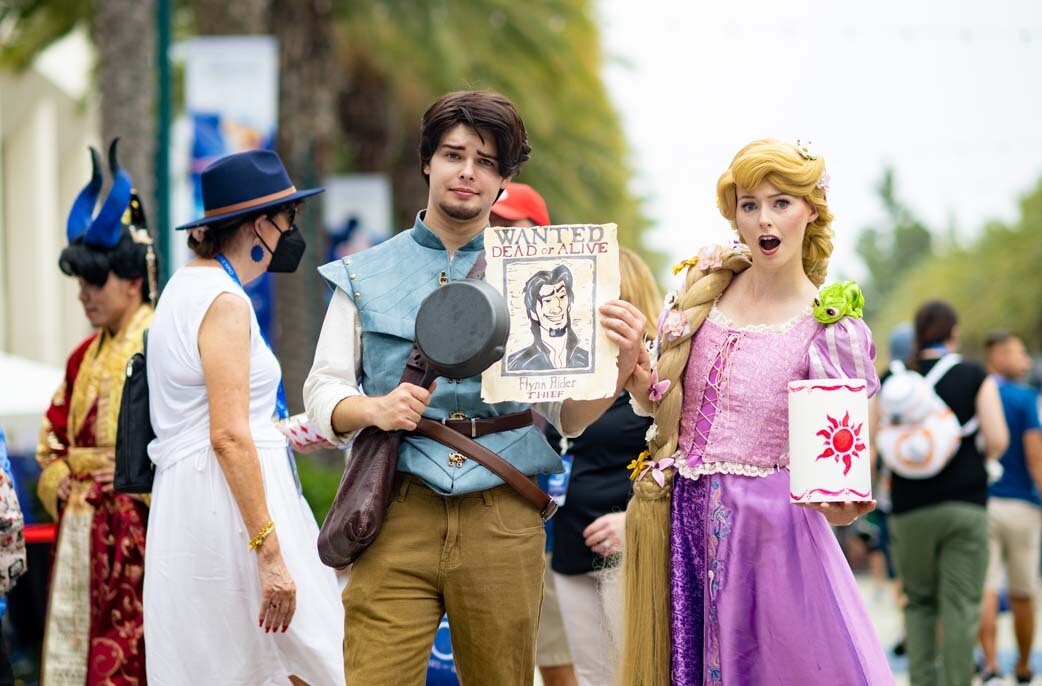 An image from the D23 fan expo show floor