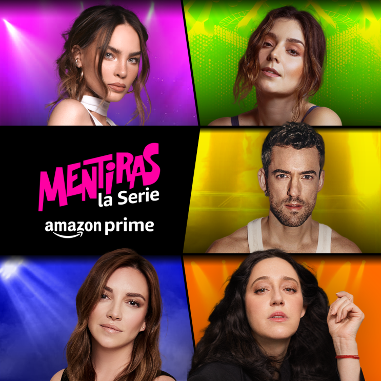 Poster de la serie Mentiras la serie, de Prime Video. 