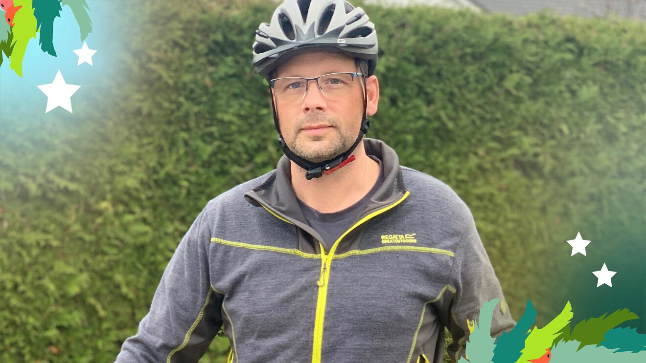 7-12-2020 Sven mit Radhelm