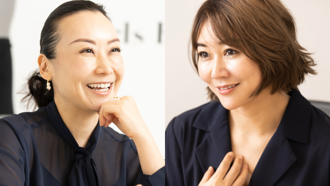 株式会社Bé-A Japanの髙橋さんと株式会社YumiCoreBodyの村田さんの写真