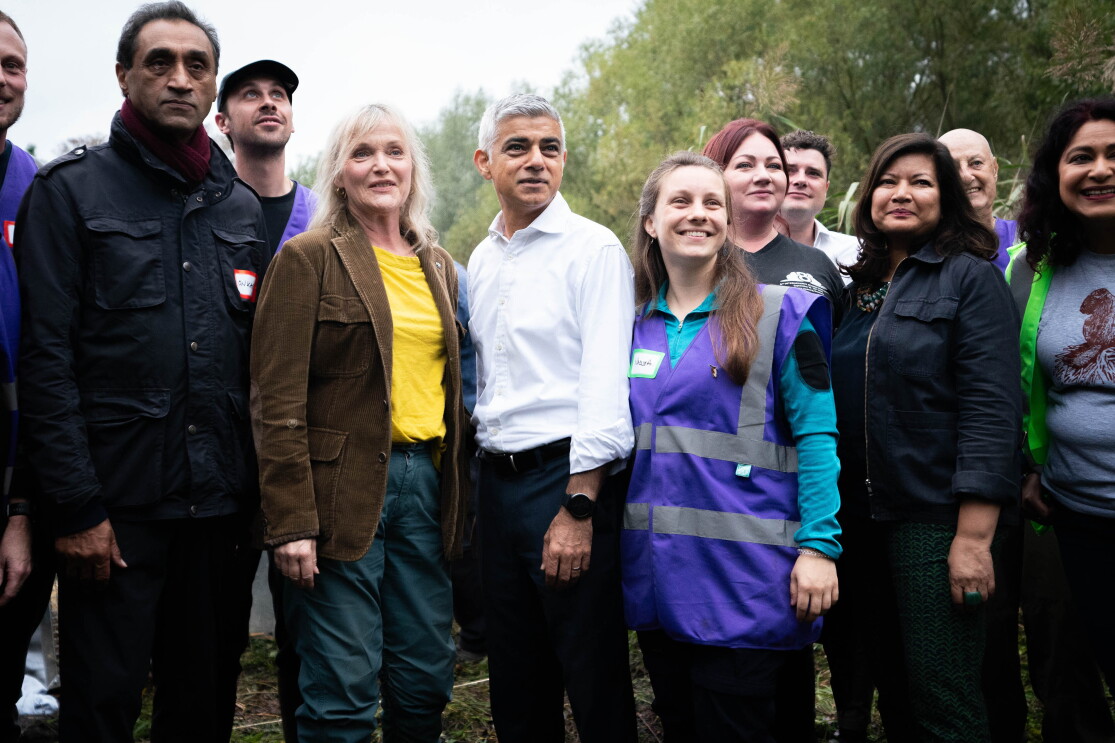 Group photo after releasing Beavers in Ealing. 