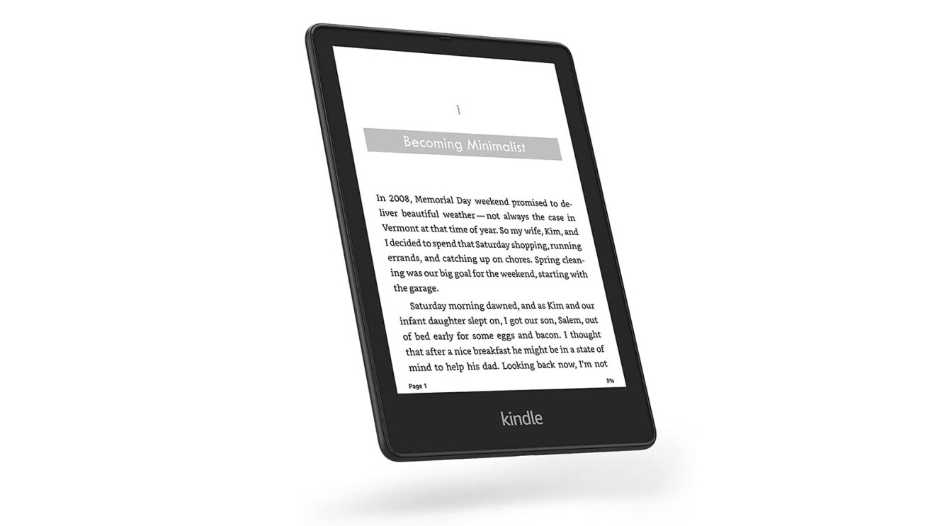 Kindle Paperwhite Signature Edition.