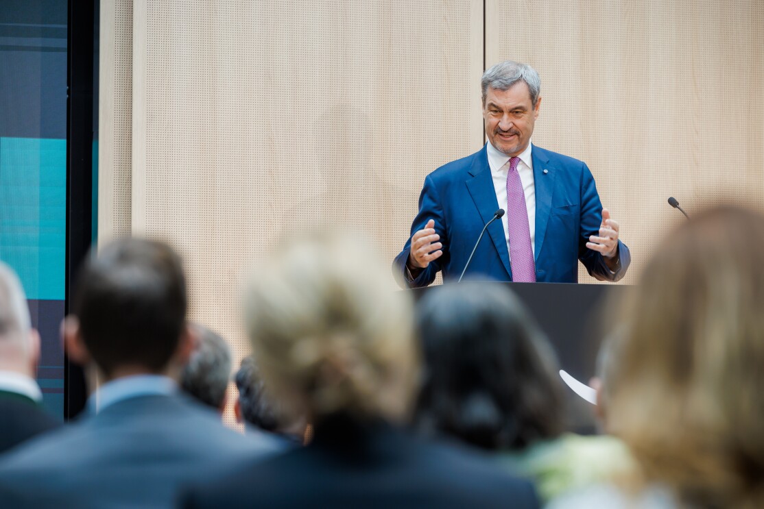 Amazon MUC21 Opening mit Dr. Markus Söder