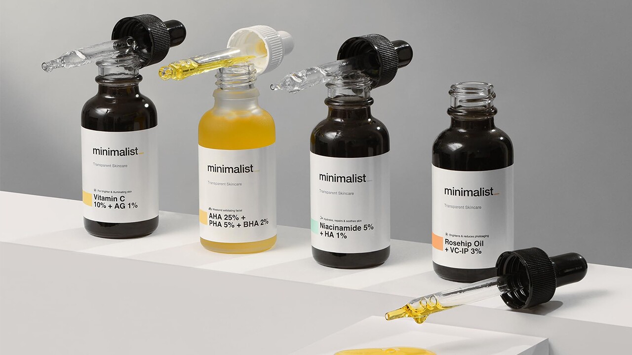 Minimalist skincare