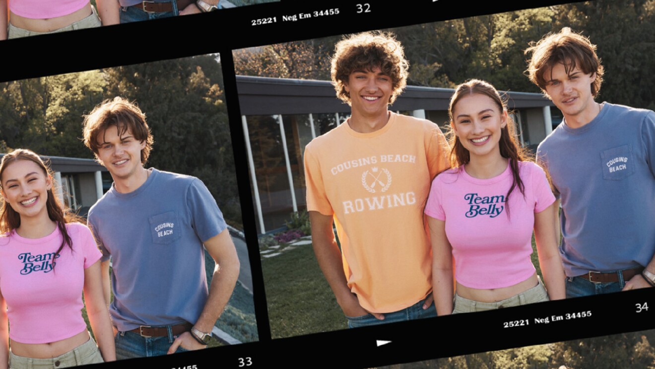 Prime Day 2023 live blog best deals: Gavin Casalegno, Lola Tung, and Christopher Briney wearing TSITP merchandise.