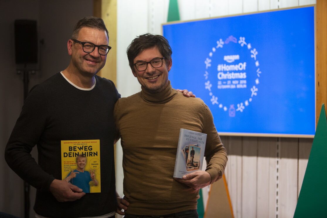 Amazon Pop up Store #HomeOfChristmas Lesung Lorenz Wagner Autismus