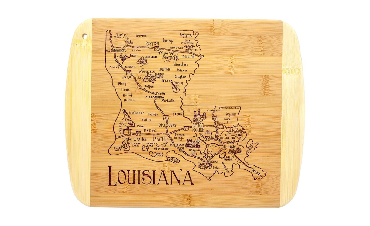 Bamboo cutting boards and kitchen tools from Totally Bamboo