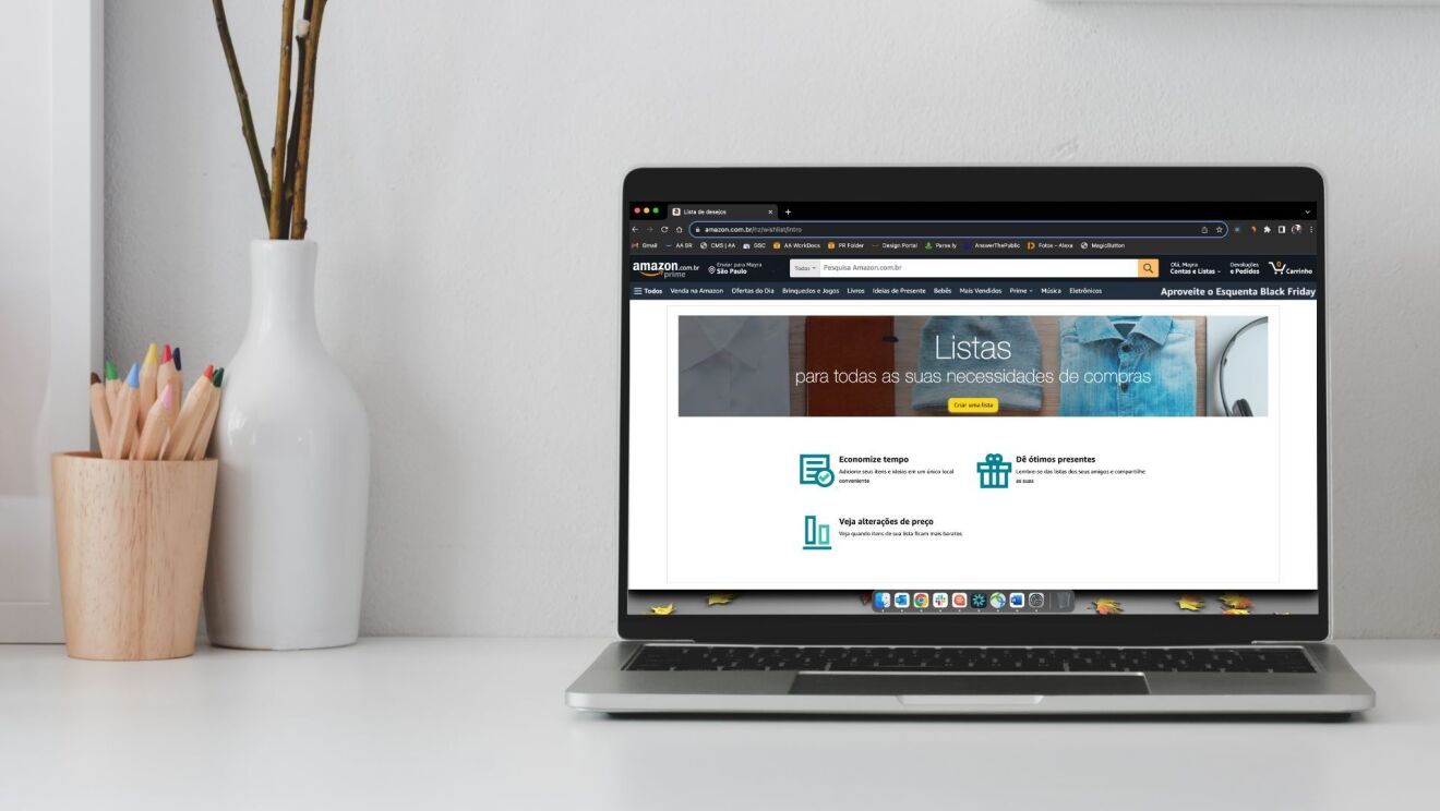 listas de desejos da amazon.com.br