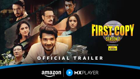 Official trailer poster for First Copy Season 2, streaming on Amazon MX Player from November 5