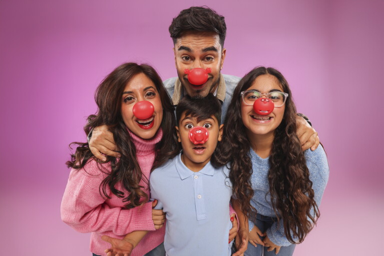 Family image red nose day 2