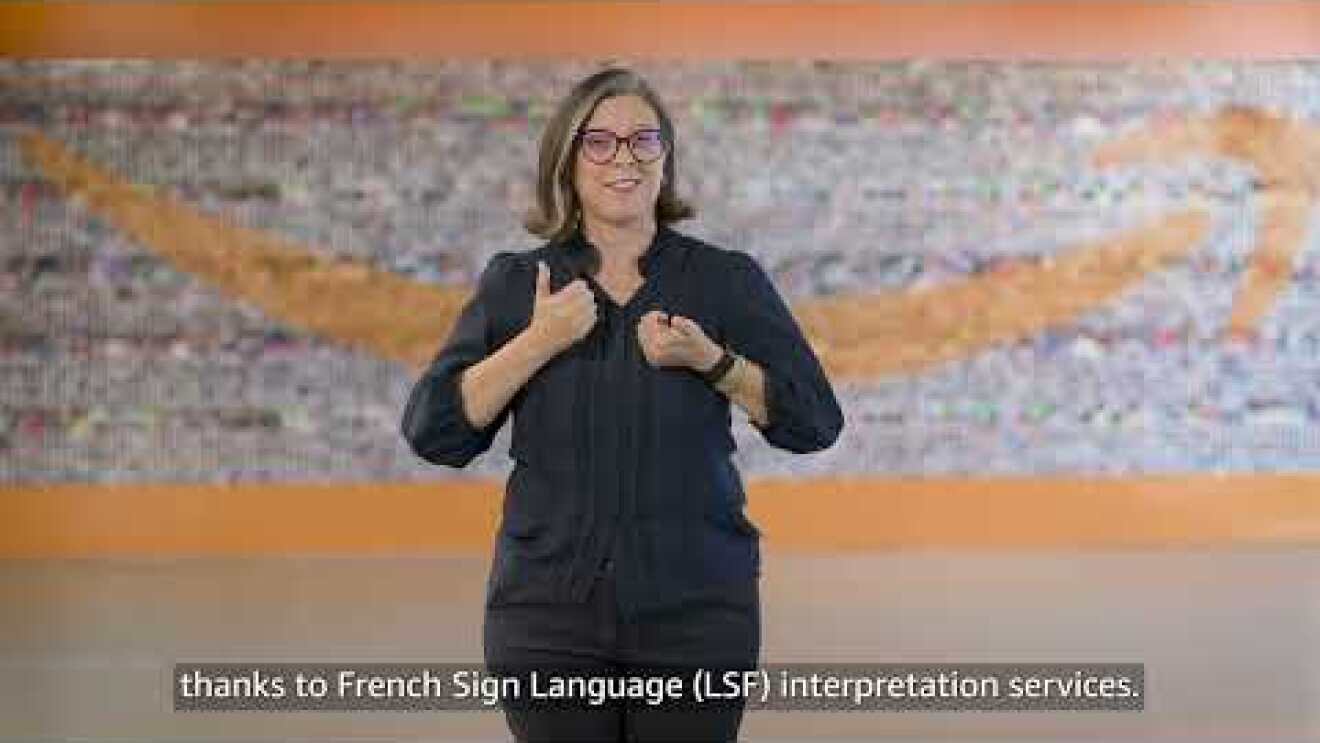 Amazon is launching a customer service in French Sign Language (LSF)