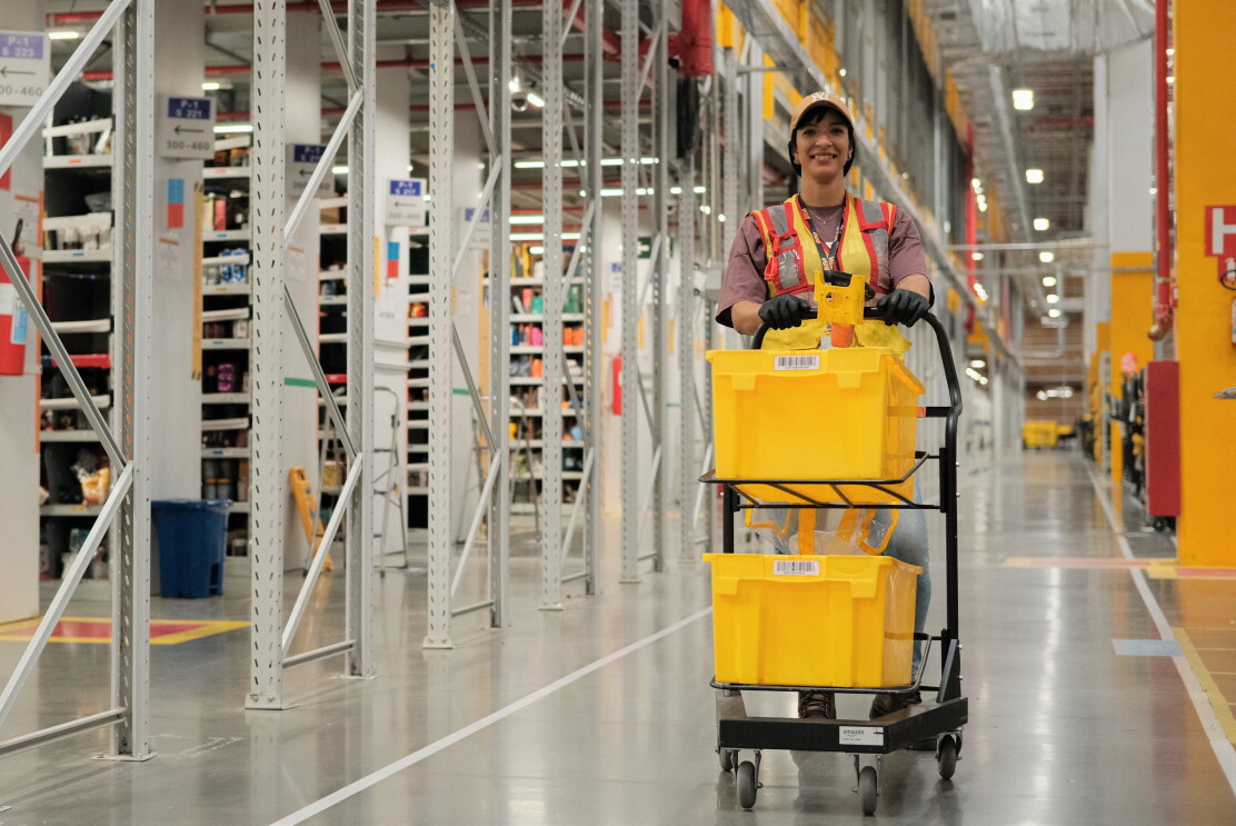 Centro de distribuição da Amazon no Brasil