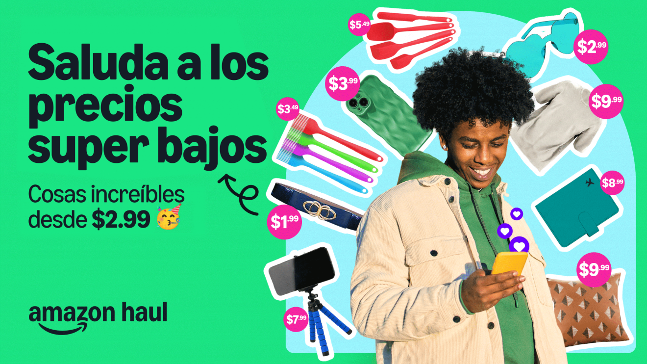 Todo lo que necesitas saber sobre Amazon Haul—una amplia selección de productos de $20 o menos, con la mayoría en menos de $10