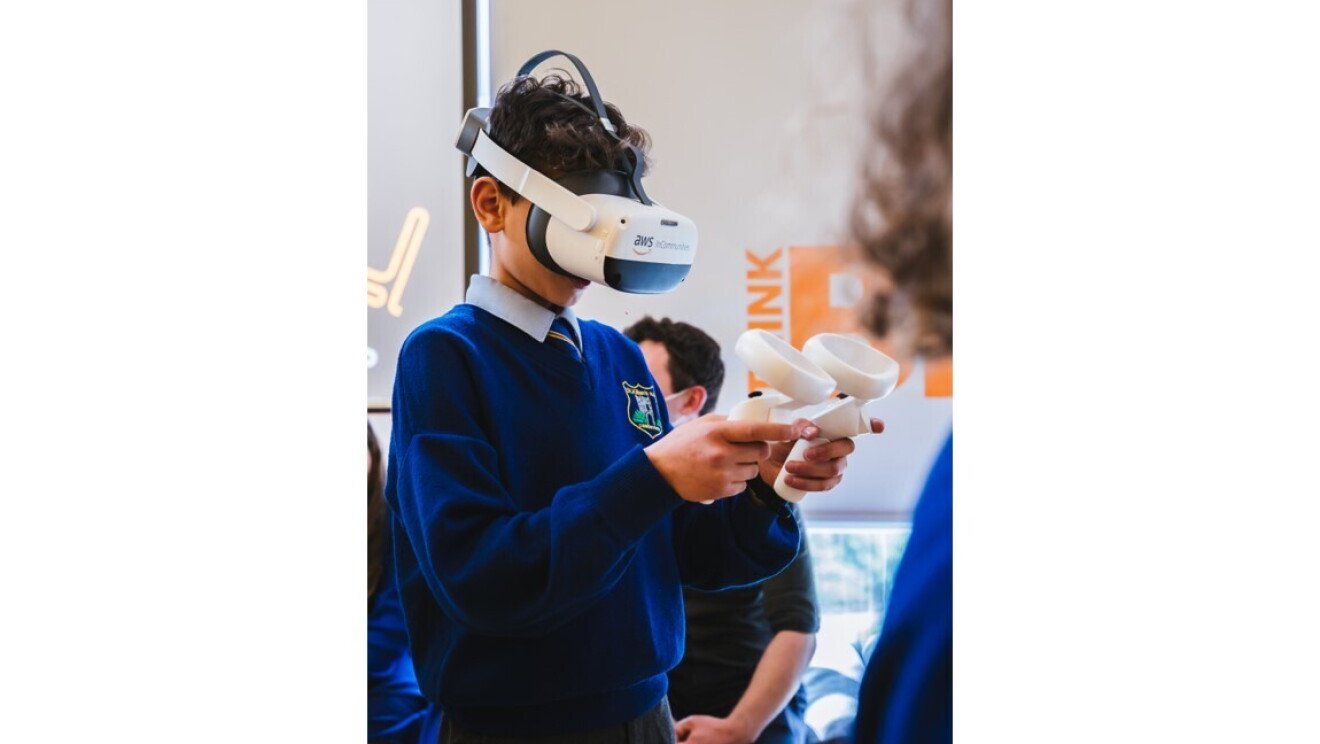 Student headset - AWS Think Big Space