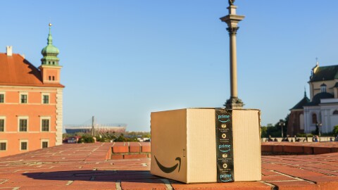 Amazon Prime Poland - Prime box in the Old Town