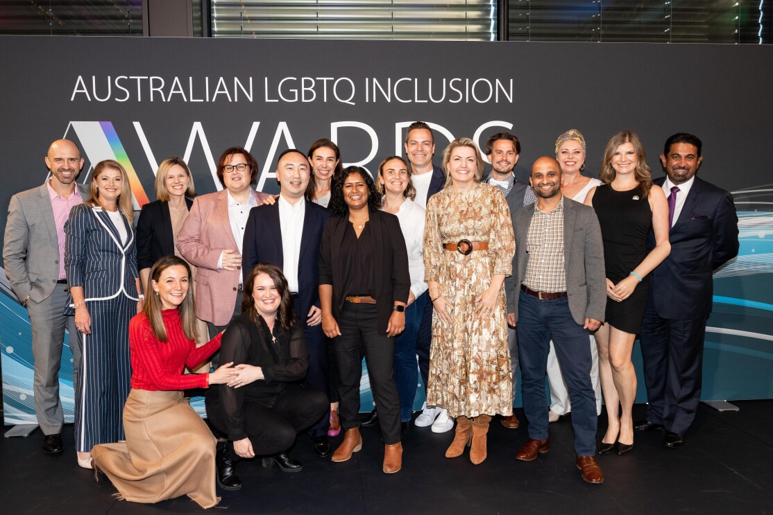 Glamazon members attend the Australian Workplace Equality Index Awards