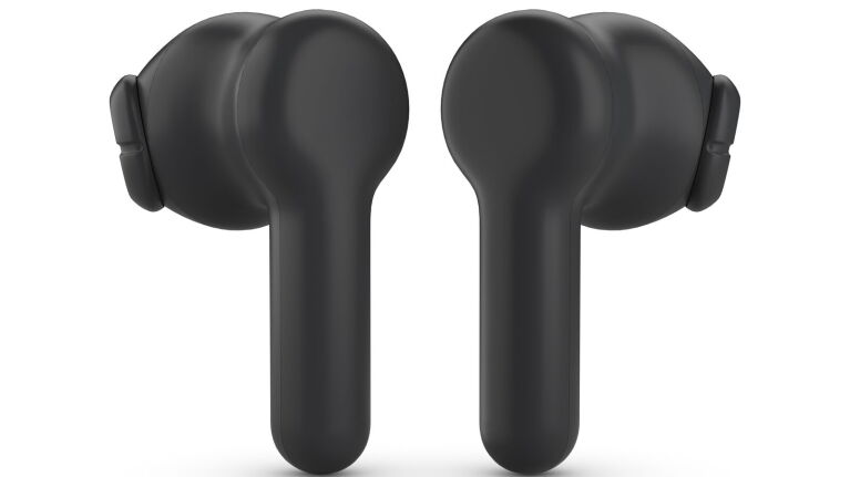 An image of black Amazon Echo Buds.
