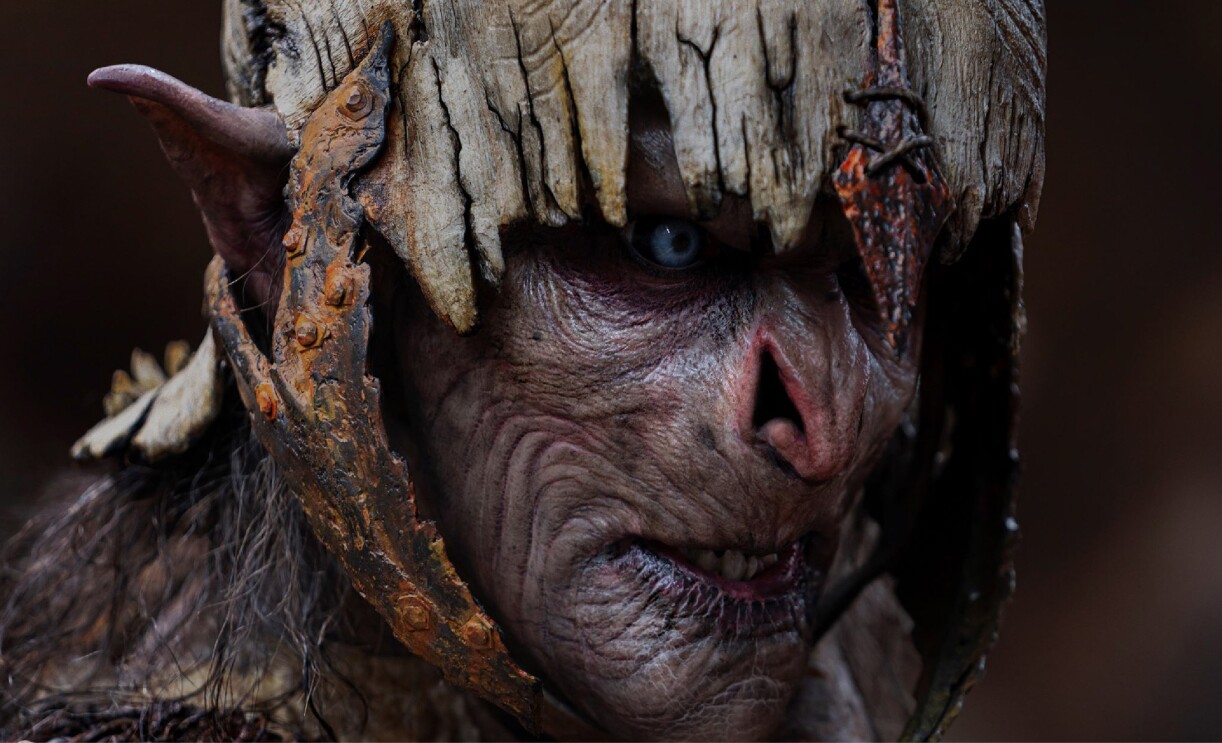 Still image of an Orc character from the new The Lord of the Rings: The Rings of Power series from Prime Video