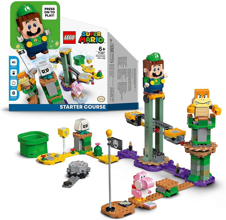 LEGO Super Mario Adventures with Luigi Starter Course Toy, Currently priced at ś44.99 - amazon.co.uk