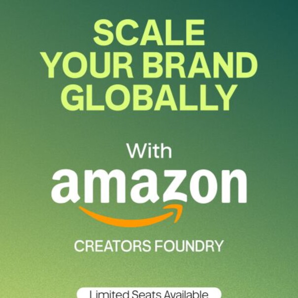 poster calling for submissions to amazon creators foundry
