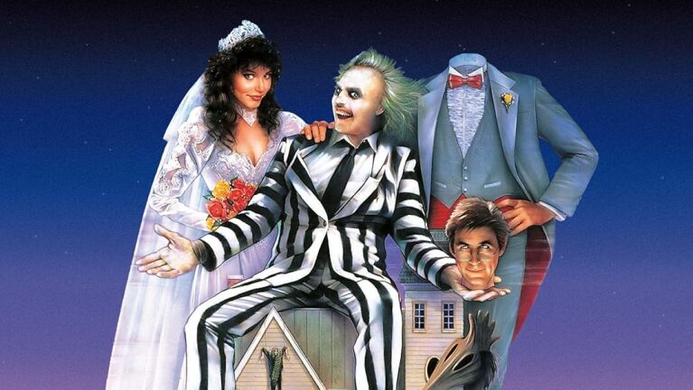 Ein Poster mit den Beetlejuice Charakteren.
