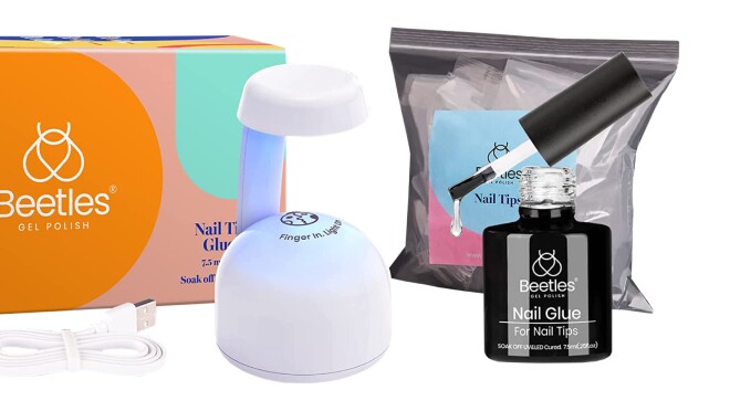 产品图片的影响者最喜欢的美容购买。