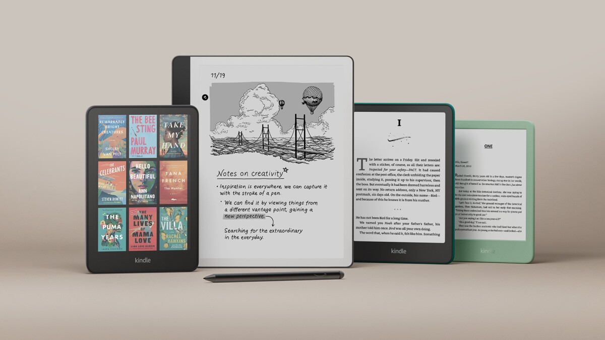 Amazon’s new Kindle family includes the first color Kindle (3 min)
