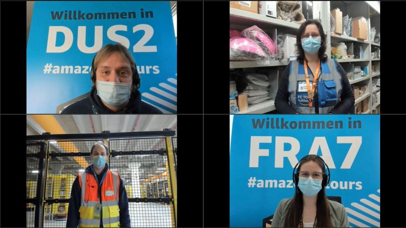 Collage aus den 4 Amazon Tour-Guides