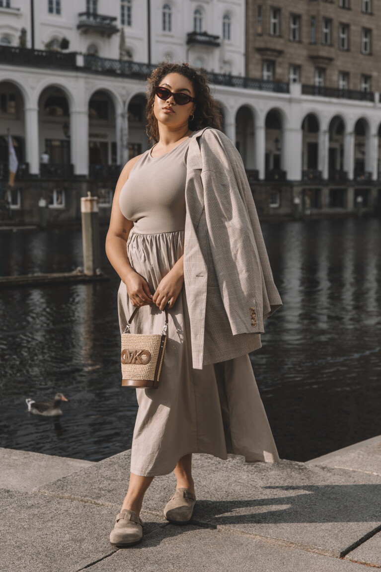 German influencer and model Vivien Blotzki in partnership with Amazon Fashion Spring/Summer 2024 Influencer-Edits