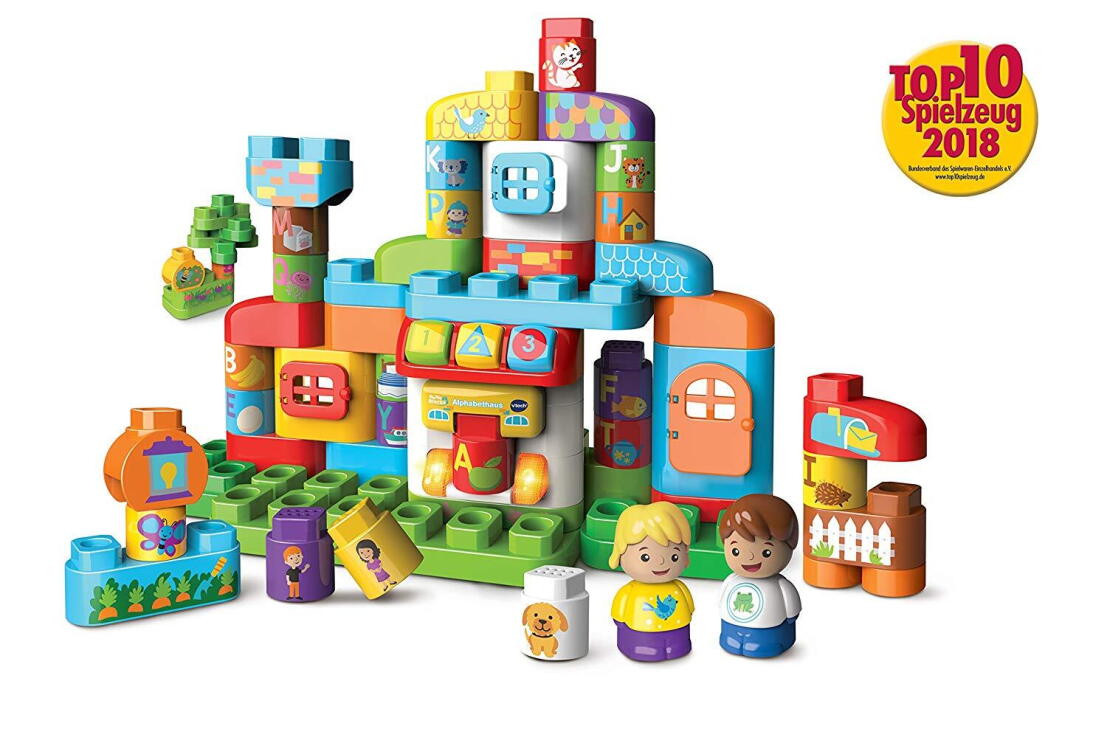 Abbildung der Blablablocks von Vtech, erhältlich auf Amazon.de.