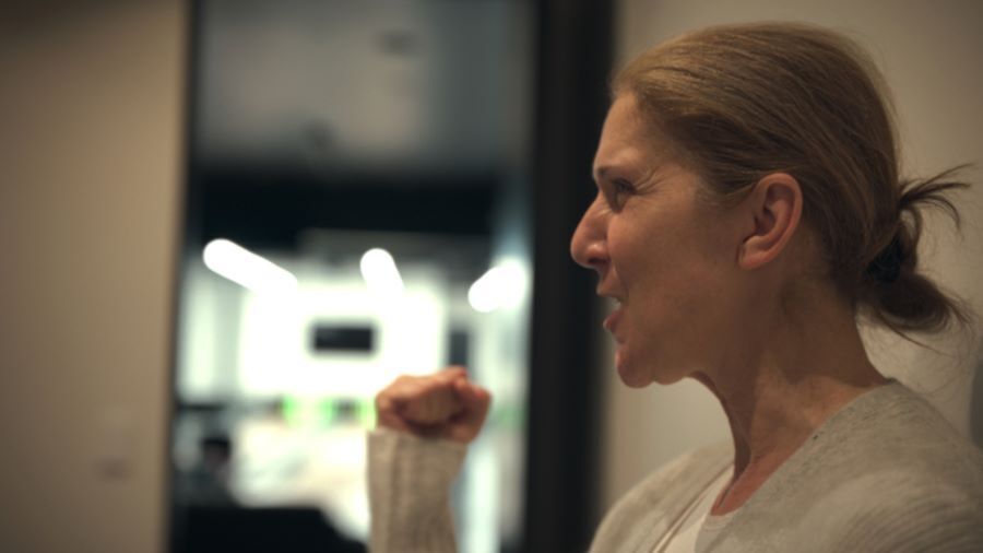 Celine Dion from side