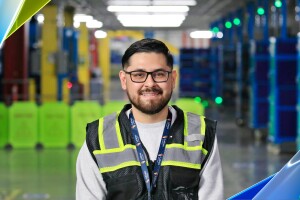 An employee who works with Amazon's robots