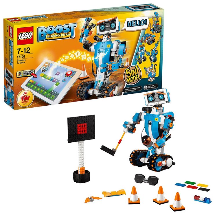 Abbildung des Lego Boost Roboticset, erhältlich auf Amazon.de.